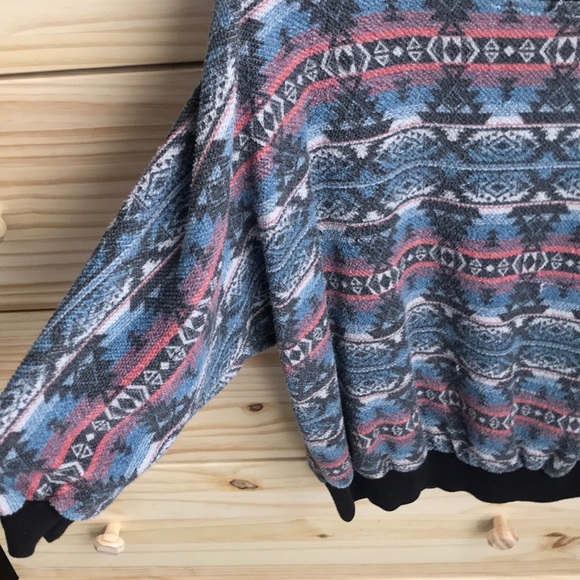 Billabong Slouchy Aztec Print Top - Picture 3 of 4